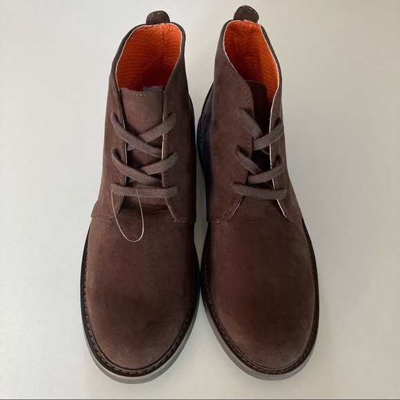 Cole Haan Big Kid’s Size 4 Champ Brown Ankle Boots - Picture 1 of 8